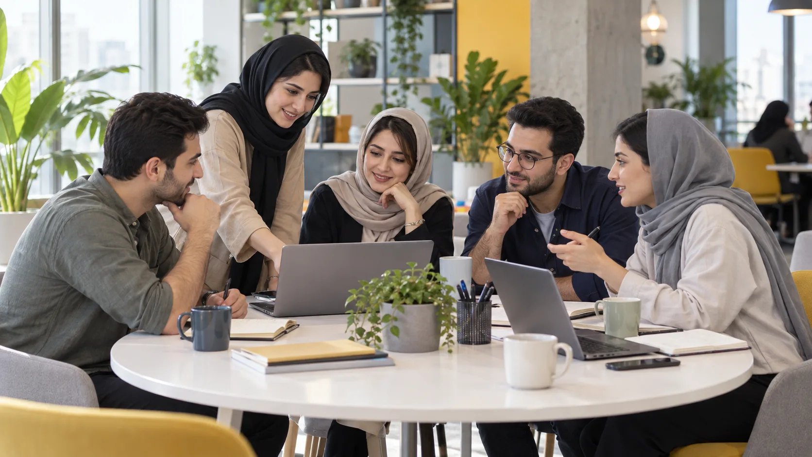 تیم ما در فروشگاه مریخ